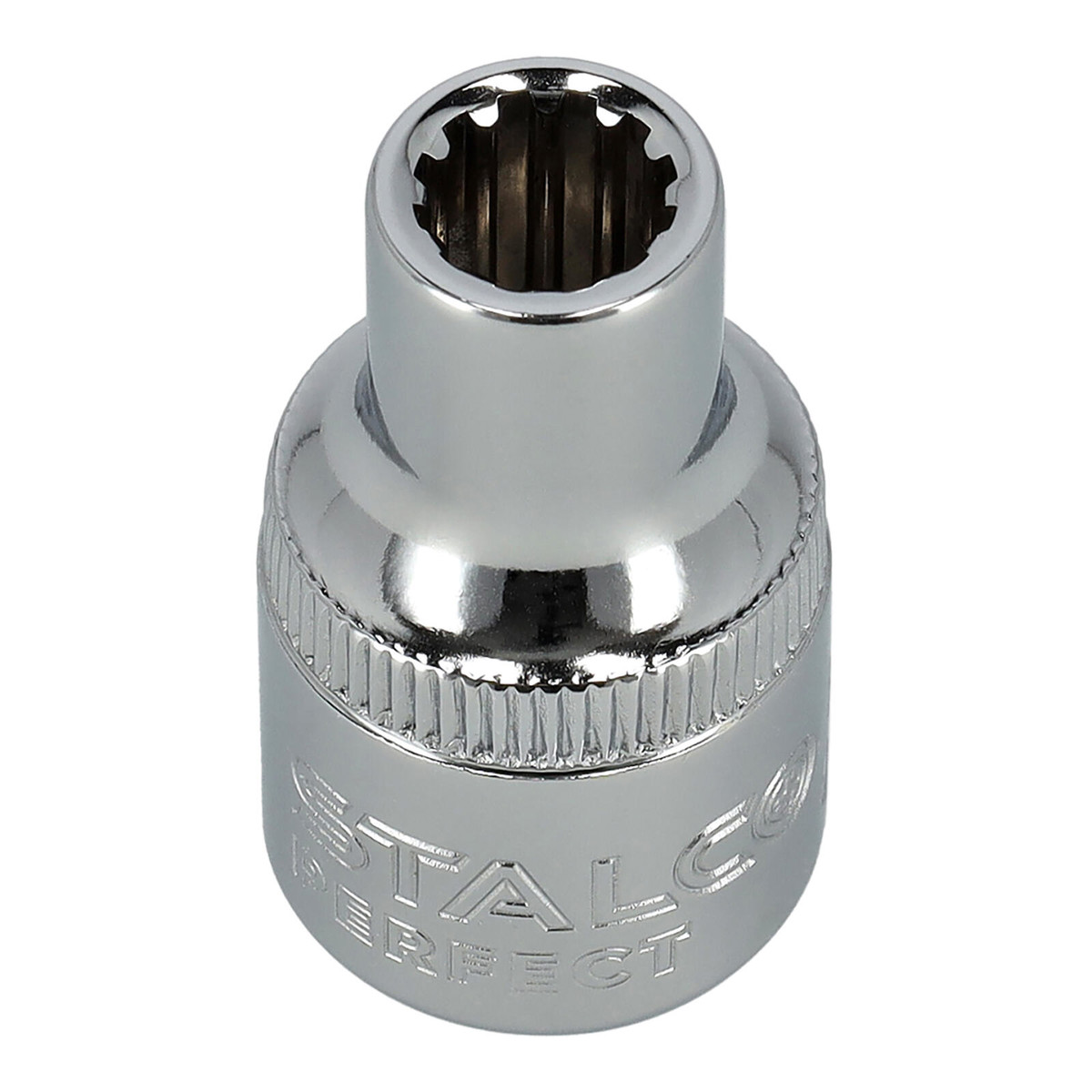 hlavice 1/2" 12hr. SPLINE 12mm CrV STALCO