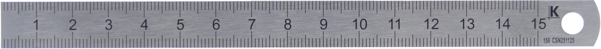 měřítko ocel.  500mm INOX KMITEX slabší