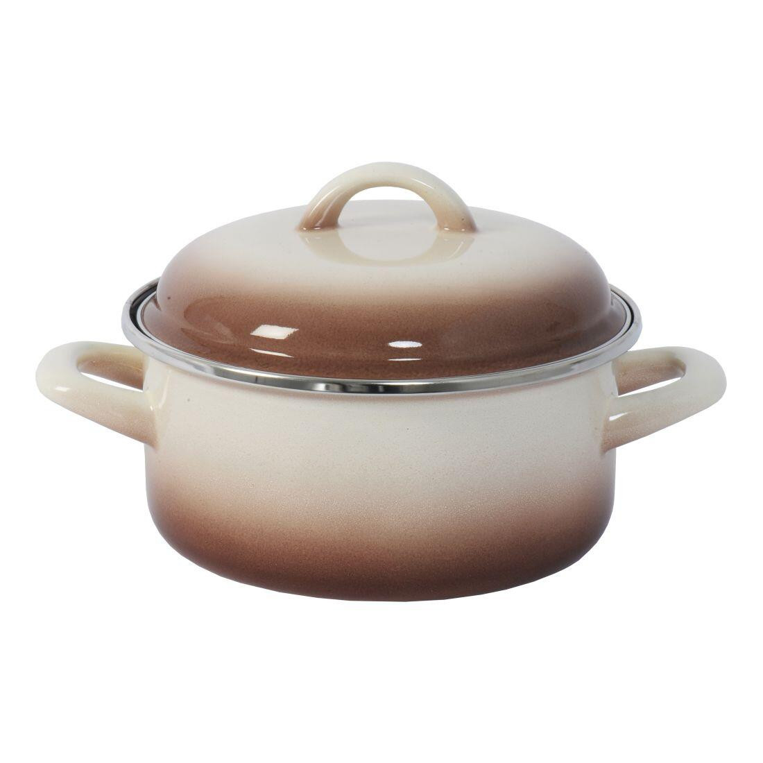kastrol + poklice pr.18cm 2l CAPUCCINO